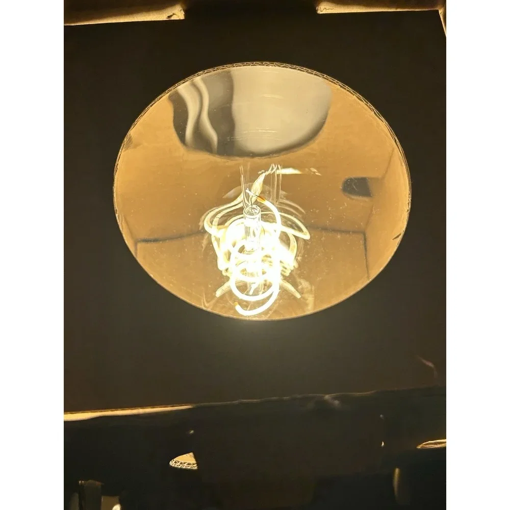 GE Vintage LED 40-Watt EQ G63 Warm White Dimmable Globe Light Bulb Large
